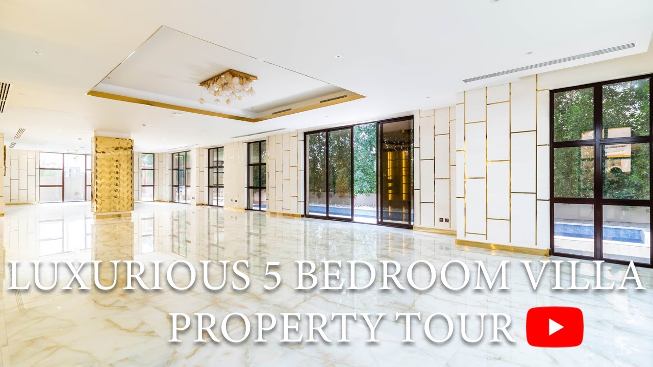 5 Bedroom Villa In Sanctuary Falls At Jumeirah Golf Estate, Dubai I Property Tour