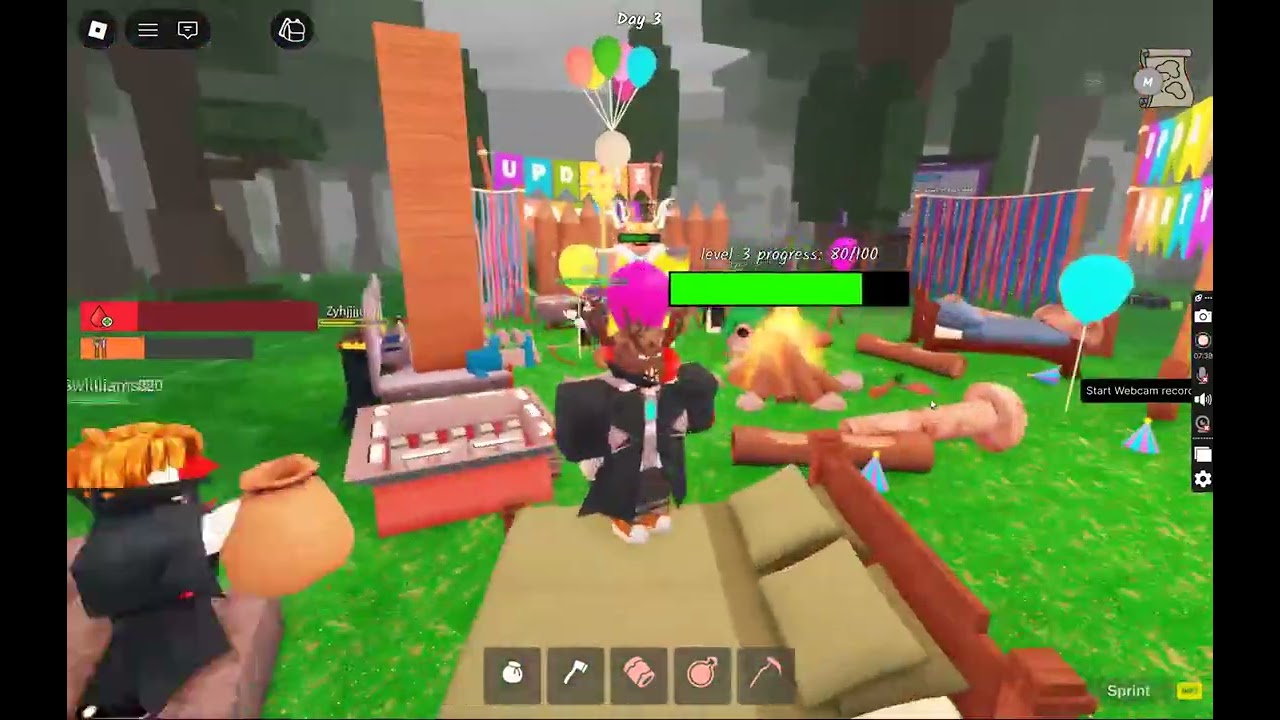 99 nights in the forest party update