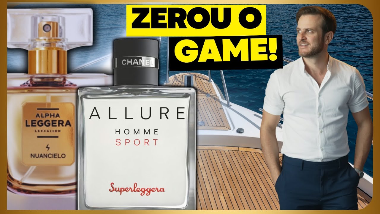 CHEIRO de EMPRESÁRIO de SUCESSO ALPHA LEGGERA NUANCIELO | Clone  ALLURE HOMME SPORT SUPERLEGGERA?