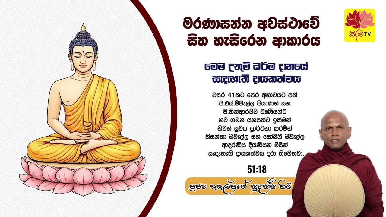 මරණාසන්න අවස්ථාවේ සිත හැසිරෙන ආකාරය