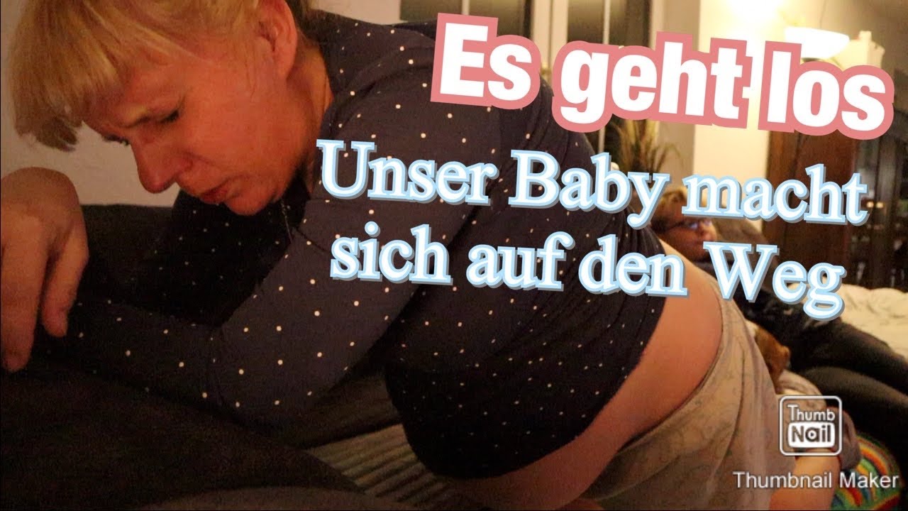 Die Geburt geht los - 40+4 - Wehen veratmen - Unser Baby kommt - Teil 1 die Michaela