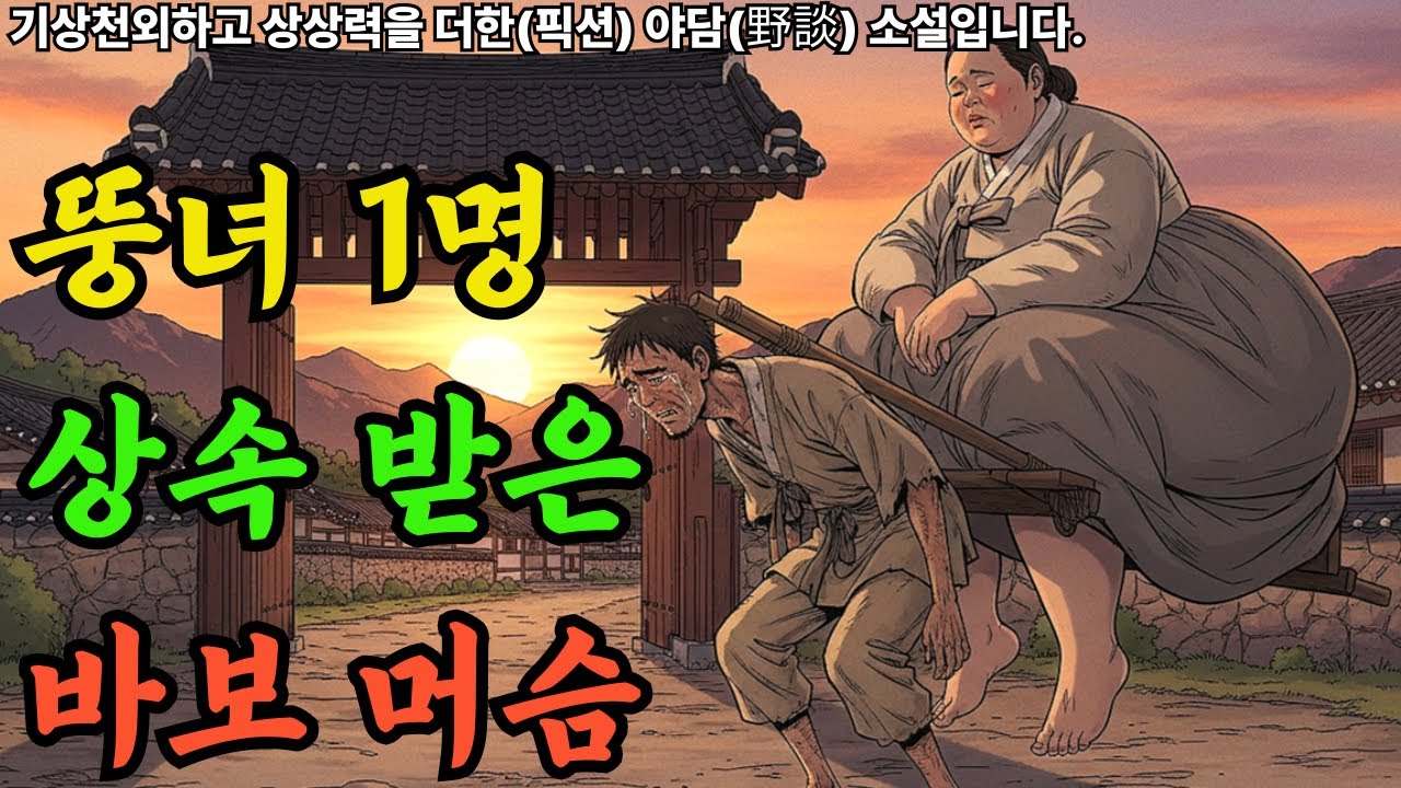 뚱녀 1명만 상속 받은 바보 약초꾼...
