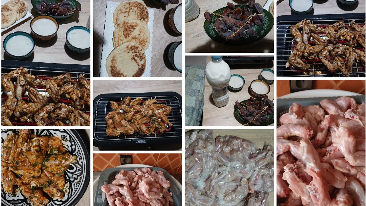 كيفية غسل جنوحات الدجاج مع تحضير السحور لأول رمضان الكريم 🐔😋👌👍