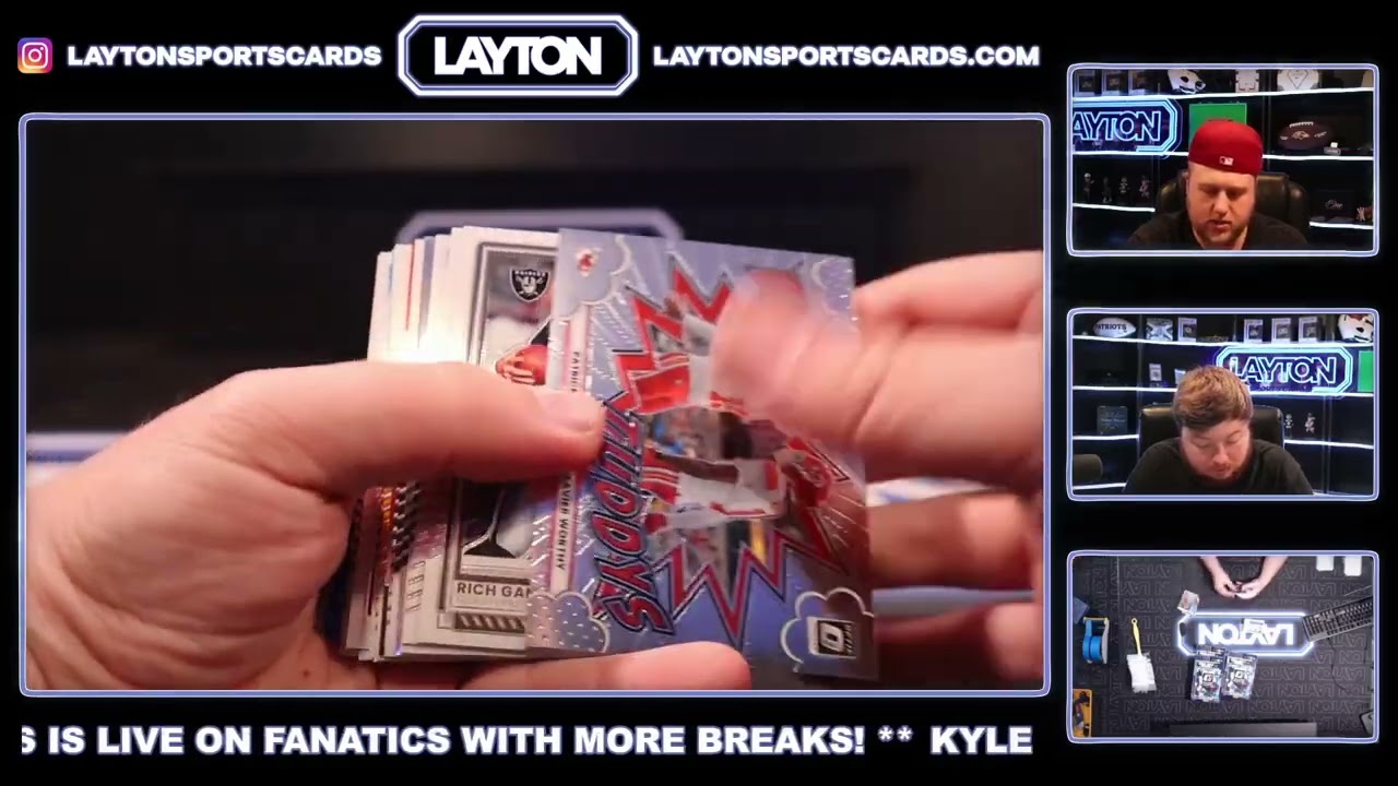 HUGE DOWNTOWN! 2025 Panini Donruss Optic Football Hobby 6 Box Half Case Break #8   PICK YOUR TEAM