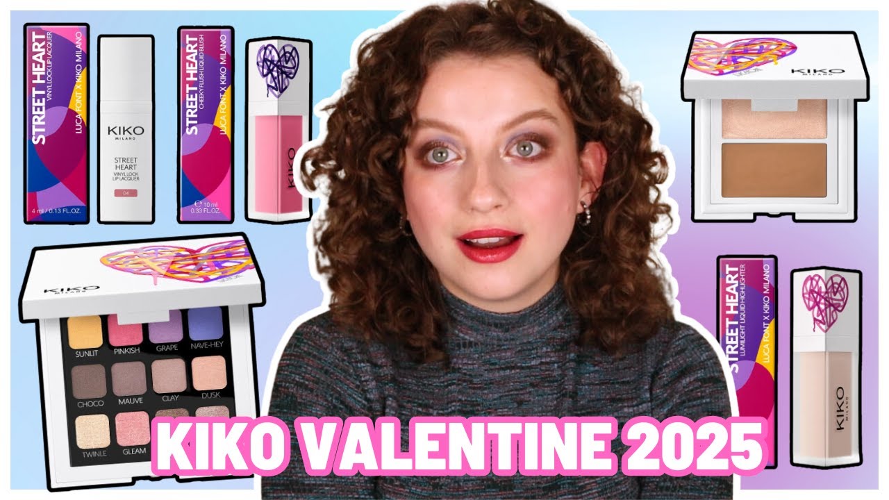KIKO MILANO STREET HEART VALENTINE'S DAY 2025 / SWATCHES, LOOK + FIRST IMPRESSIONS
