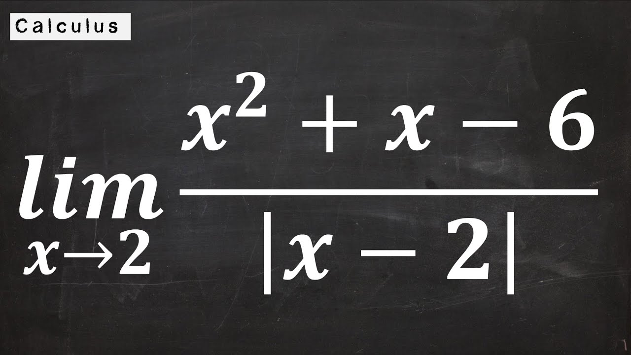 Limit of Absolute Value Function