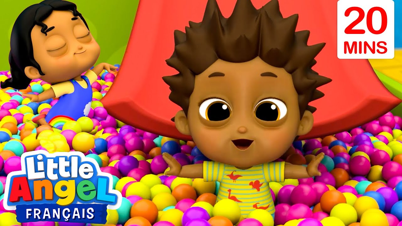 10 Petits Bébés Sur Le Toboggan | Little Angel| Chanson + Comptines du Monde | Célébrer la Diversité