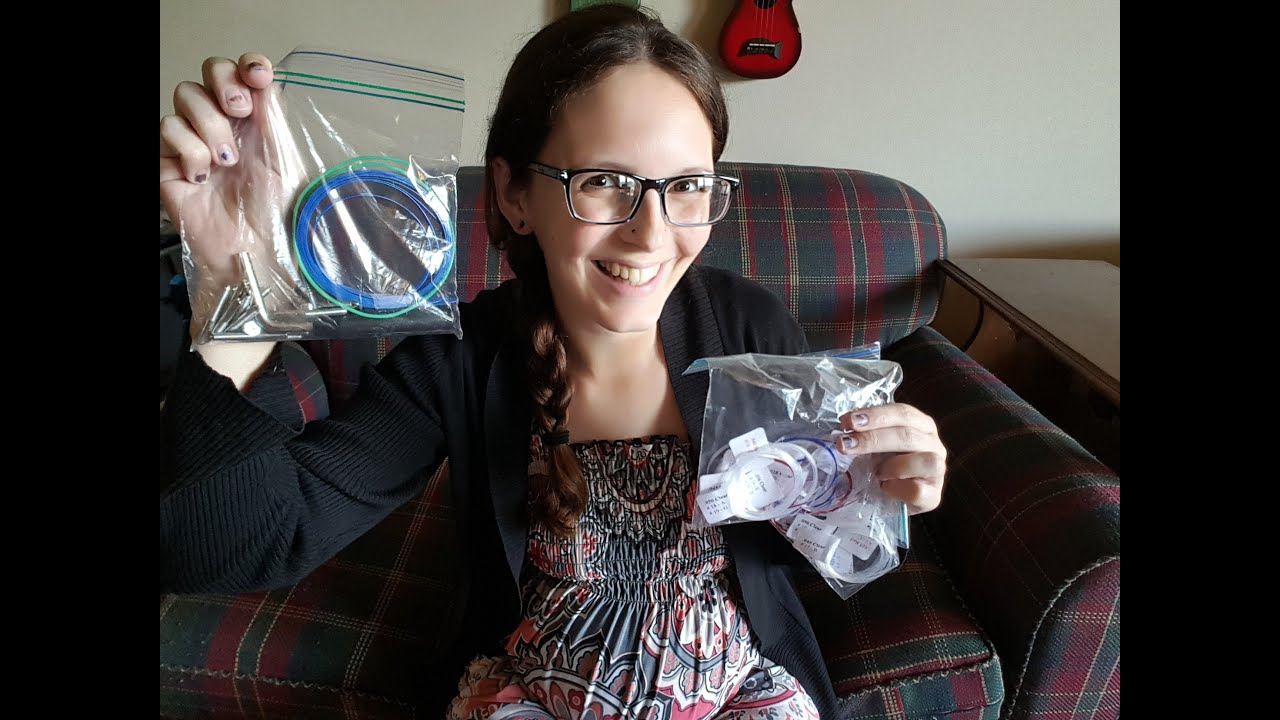 Unboxing the Waring Cardboard Double Strung Harp Kit
