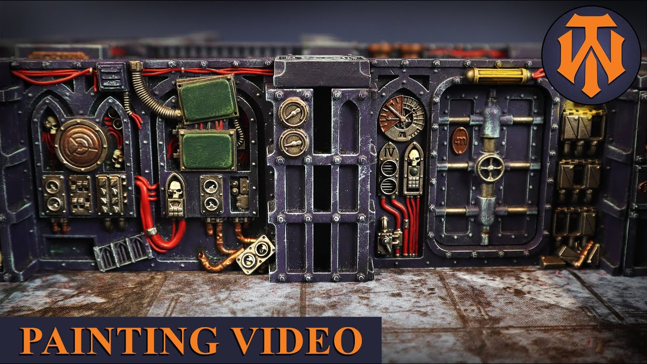 FAST and EASY way to paint INTO THE DARK terrain! Kill Team Painting Tutorial
