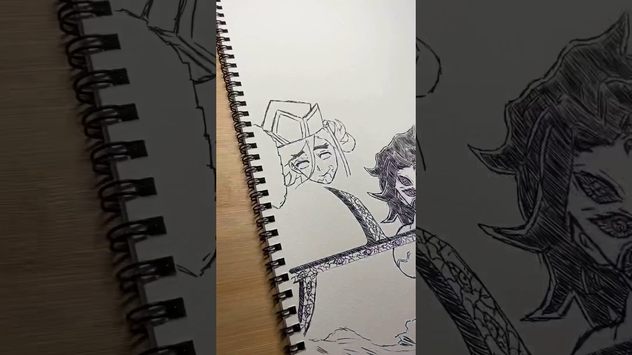 【鬼滅】上弦の鬼6体描いてみた。（堕姫以外） Demon Slayer/Drowing The first quarter Demons. This is drawn without draft.