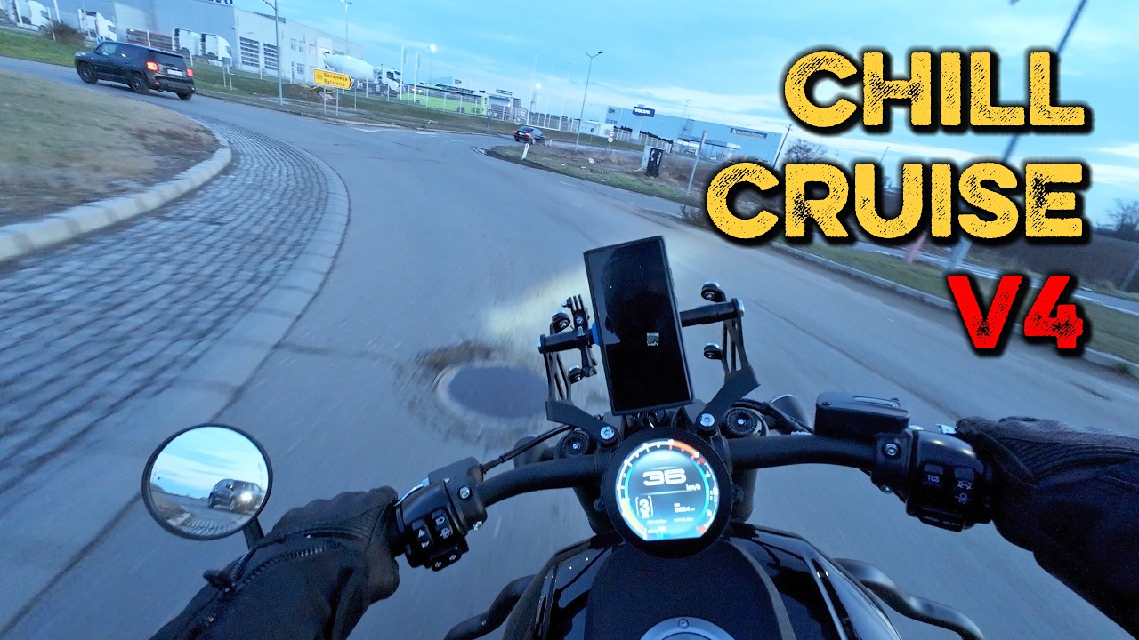 🏍️ SRV 600v Sunset Cruise | Chill Ride & Chill Music ☁️