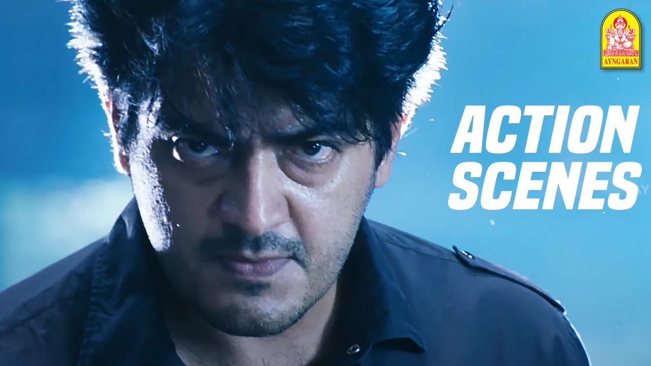 அஜித்குமாரின் அதிரடி Action | Aegan Action Scenes | Ajith Kumar | Nayanthara | Jayaram | Navdeep