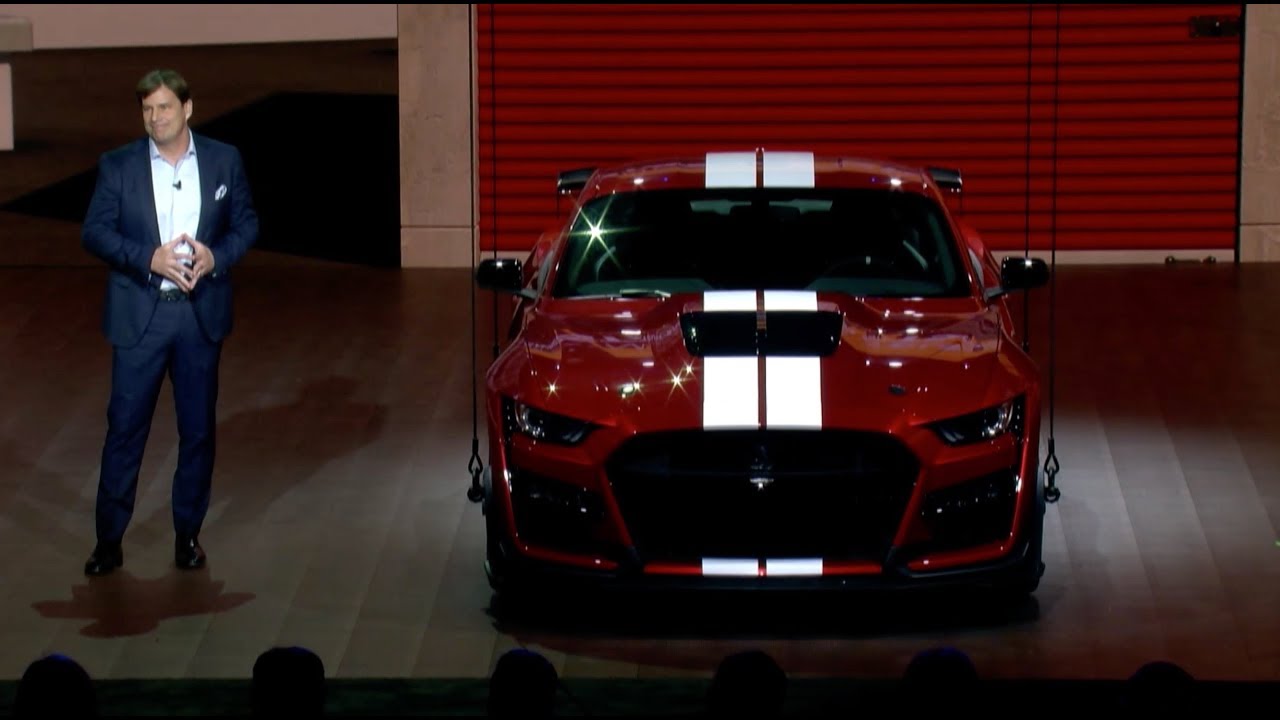 2020 Shelby GT500 Mustang live reveal at Detroit Auto Show