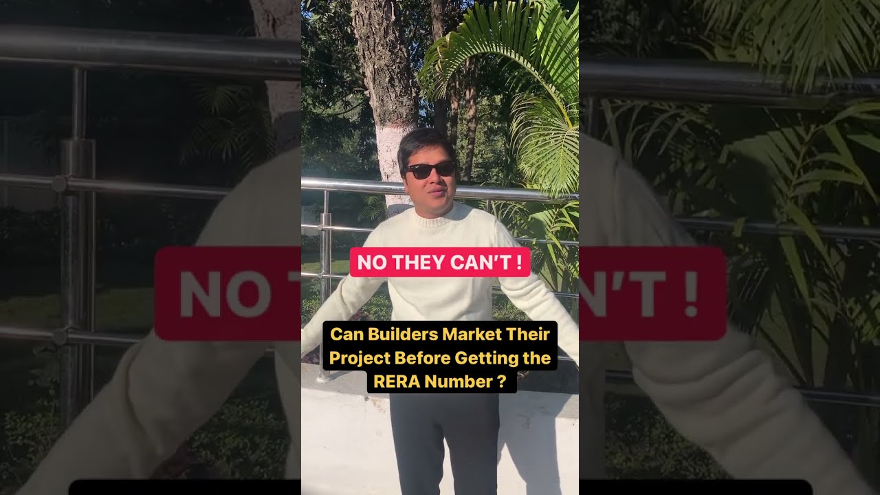 Can Builders Market Their Project Before Getting the RERA Number #realestate #maharashtra