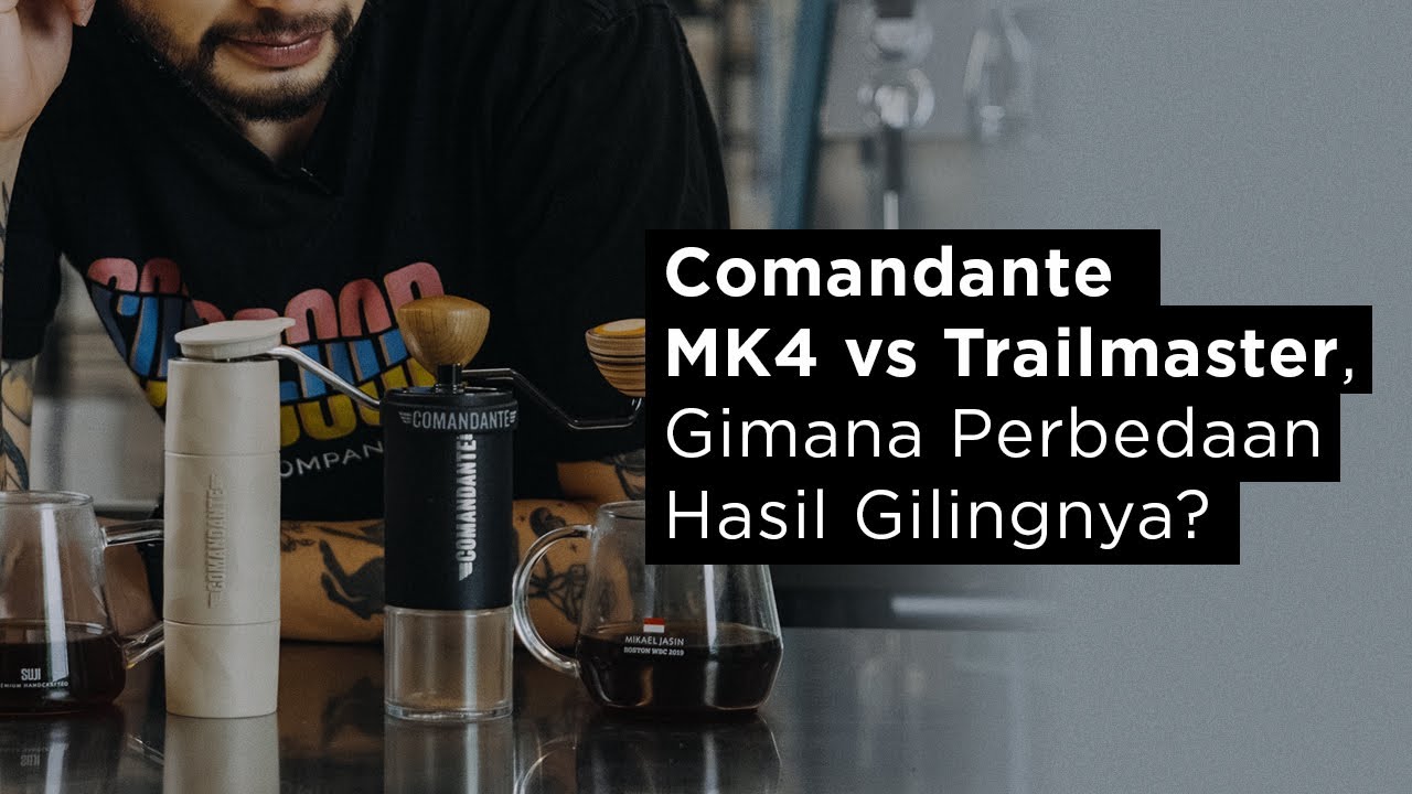 Review Comandante Coffee Hand Grinder C40 MK4 vs Trailmaster: Gimana Perbedaan Hasil Gilingnya?