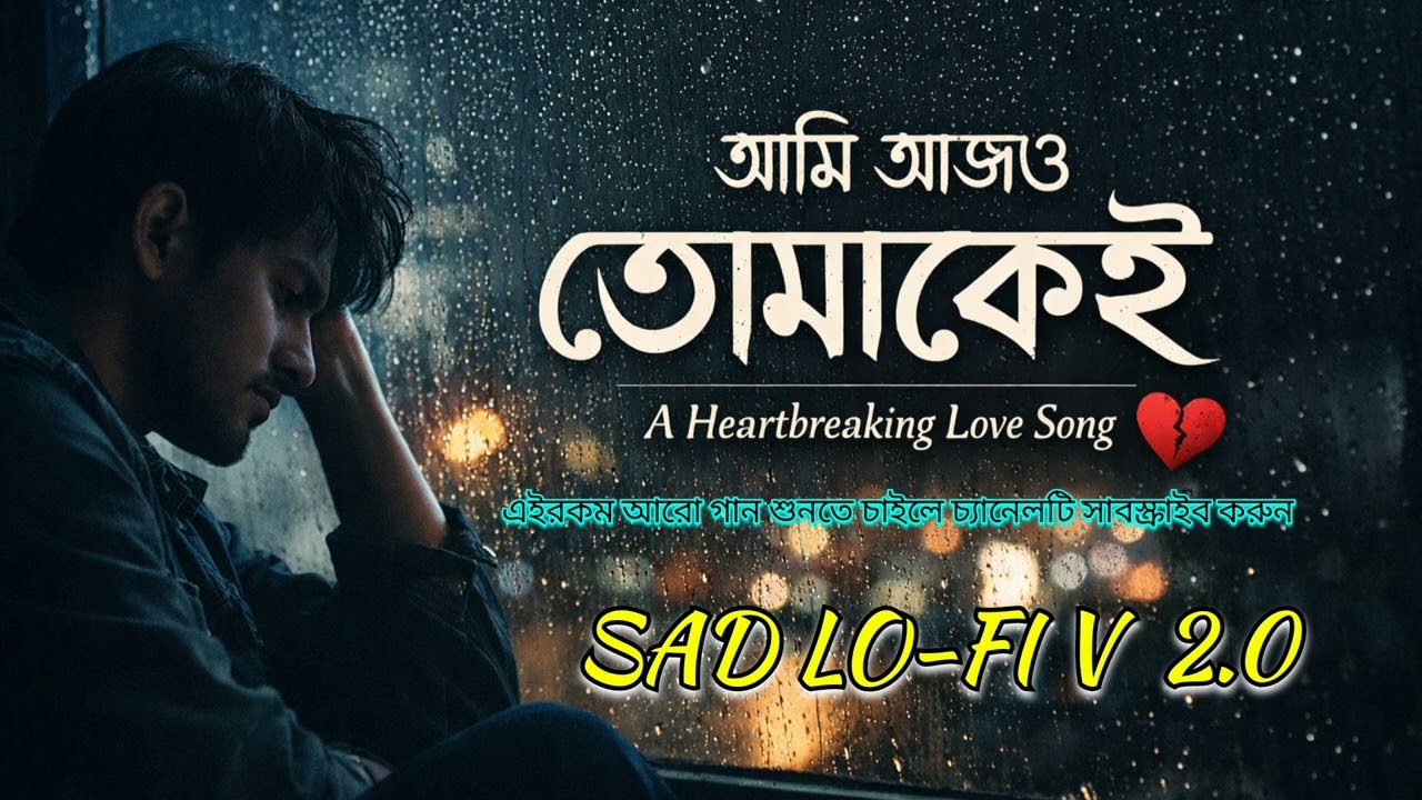Ami Ajo Tomakai🌹আমি আজও তোমাকেই | A Heartbroking Love Song 🥀#lofi 