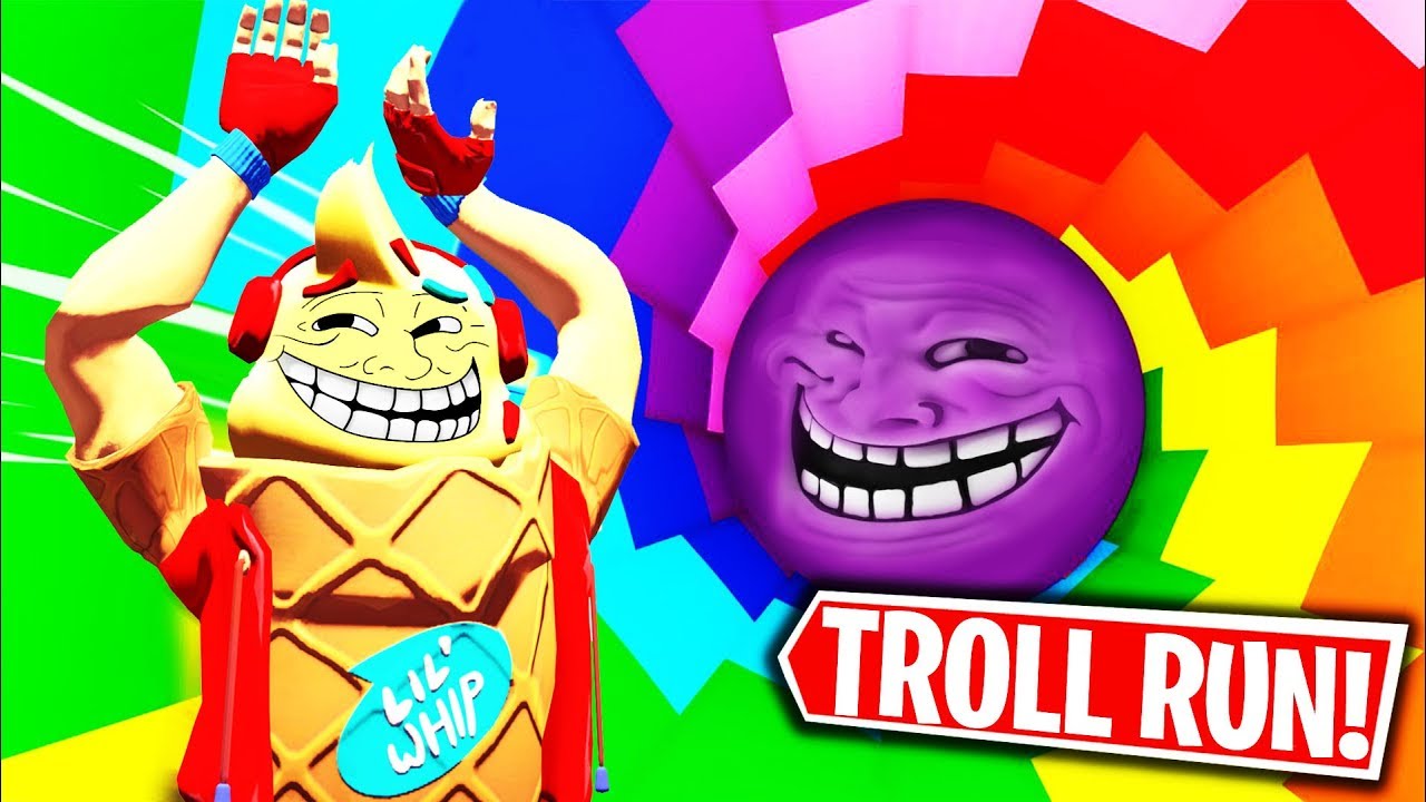 *PARKOUR TROLL RUN* ¿NIVELES IMPOSIBLES? Fortnite Minijuegos Modo Creativo | HERNY