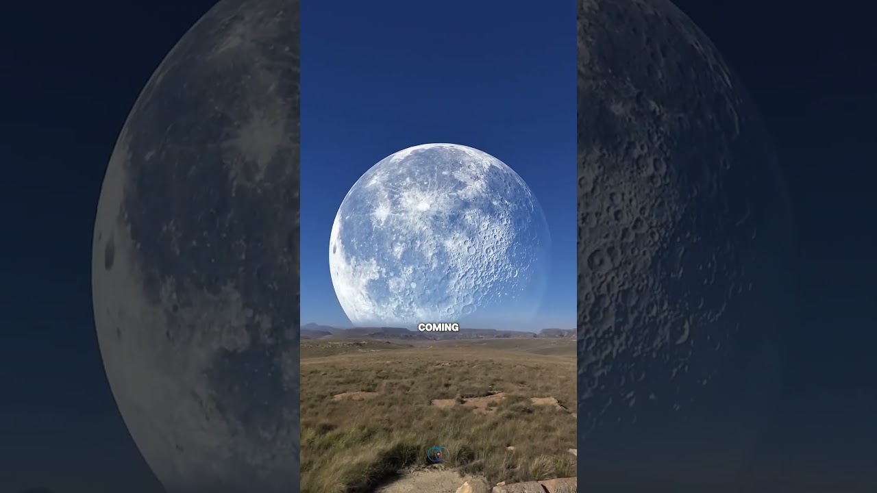 Rare Astronomical Event - Biggest Supermoon of 2052  🤯 #astronomy
