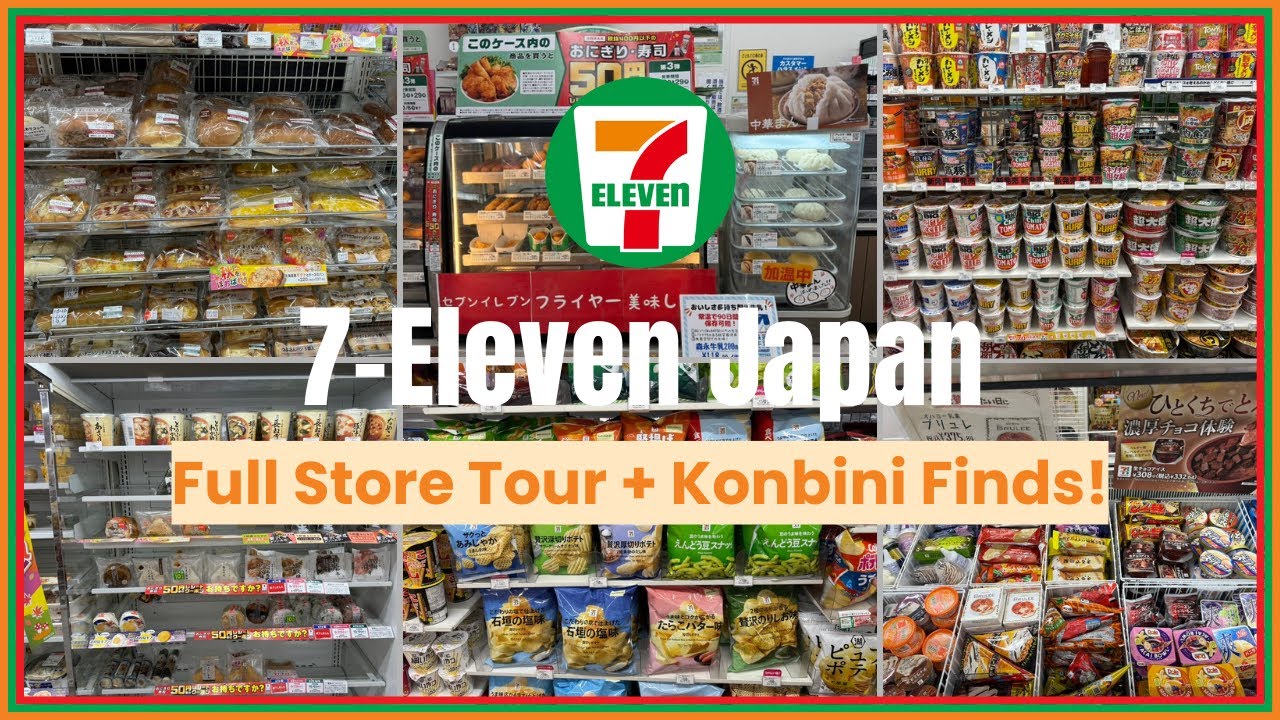 Inside 7-Eleven Japan 🥢🇯🇵 Full Store Tour + Konbini Finds!