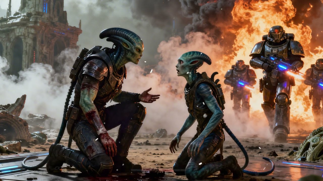 Before You Die, I’ll Tell You Who the Human Marines Really Are |Said the Alien Warrior, Do Fear Them
