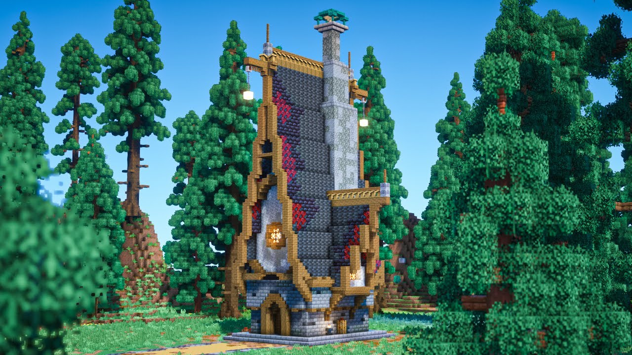 Medieval Tall House Tutorial - Minecraft #21