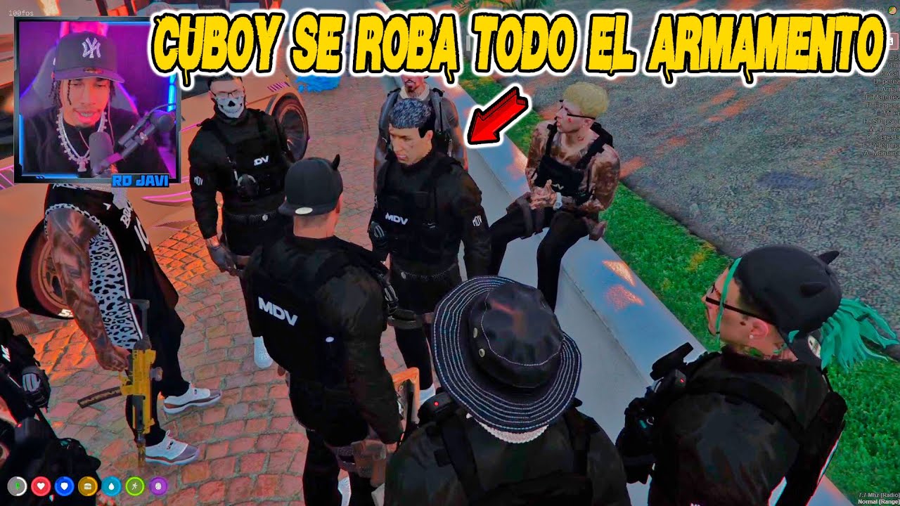 RDJavi: TheNino Cuboy Se Roba Todo El Armamento De La Base Mdv