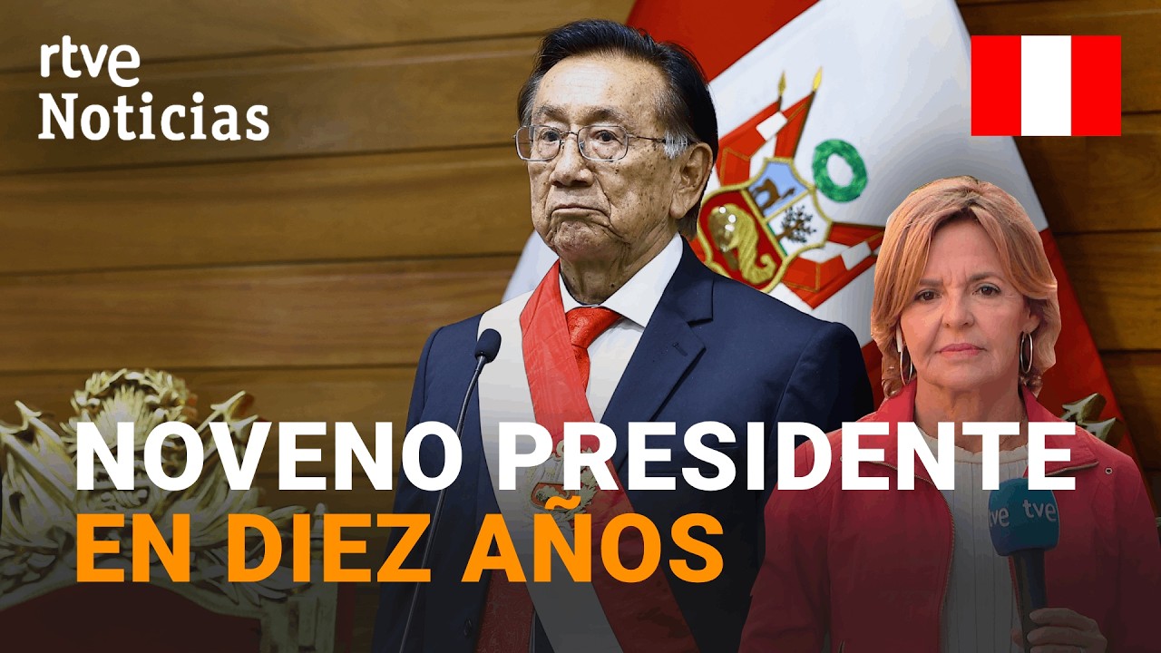 PERÚ | JOSÉ MARÍA BALCÁZAR, PRESIDENTE INTERINO tras la DESTITUCIÓN de JOSÉ JERÍ | RTVE Noticias