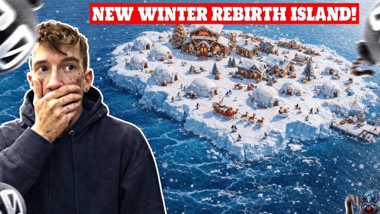 *NEW* WINTER REBIRTH ISLAND is FINALLY HERE and IT'S ACTUALLY GOOD!😍❄️