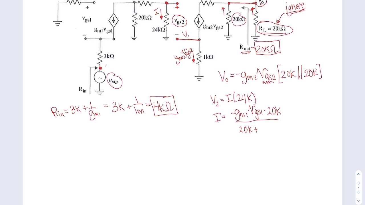 MosFet AC Analysis