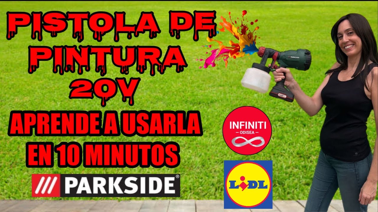 ПИСТОЛЕТ ДЛЯ ПОКРАСКИ НА АККУМУЛЯТОРАХ PARKSIDE. НАУЧИТЕСЬ ПОЛЬЗОВАТЬСЯ ИМ ЗА 10 МИНУТ