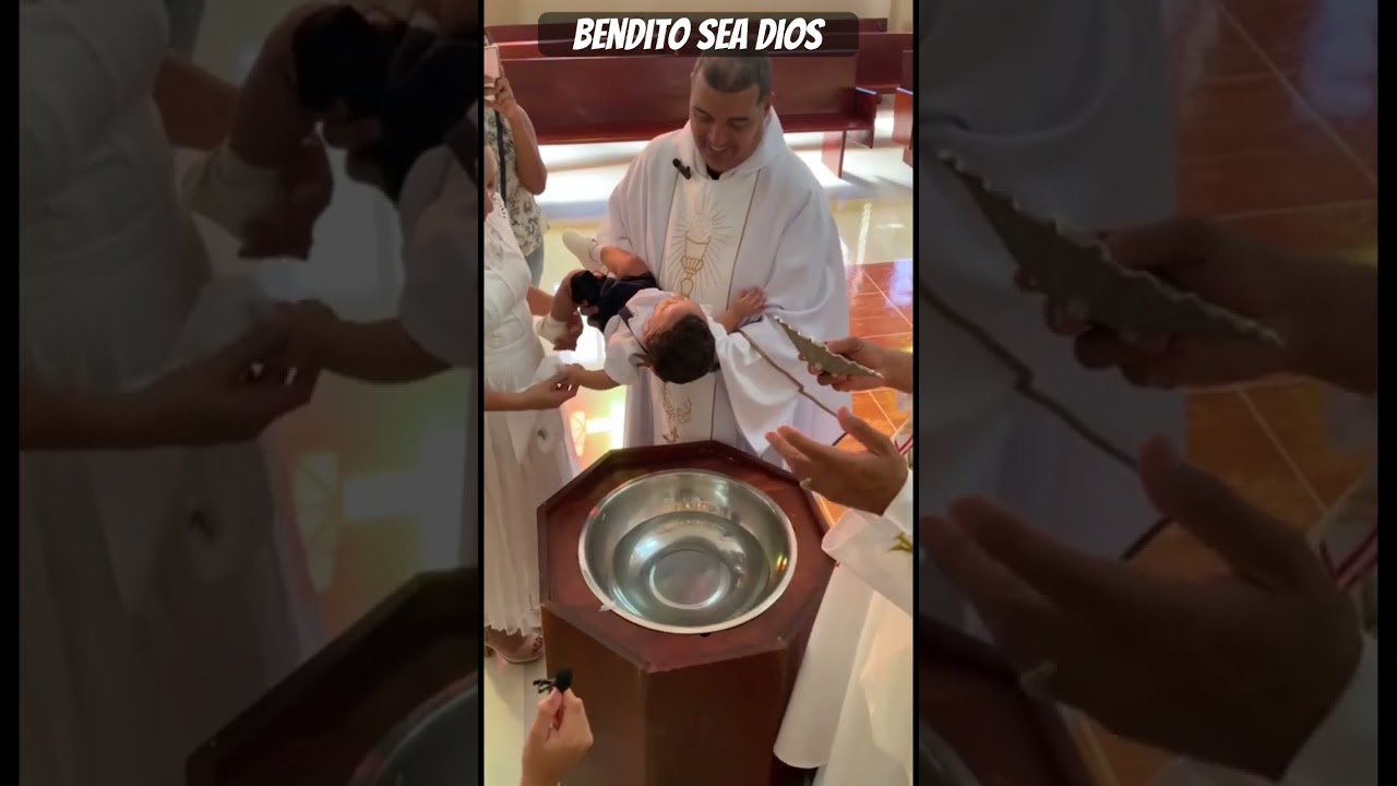 Bendito sea Dios #iglesiacat&oacute;lica #bautizo #bautismo #sacramentos #sacramentodelbautismo #Dios