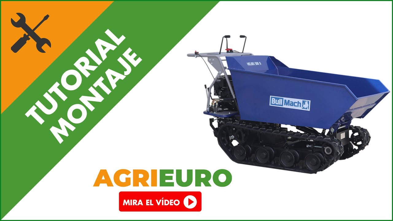 Carretilla de orugas BullMach Helios 500 D - Cajón hidráulico extensible 500 Kg