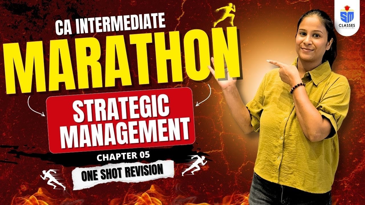 CA Inter Strategic Management Marathon (Chapter 5) 🔥🔥 | CA Inter 2026 Attempt | Sonali Jain Ma'am
