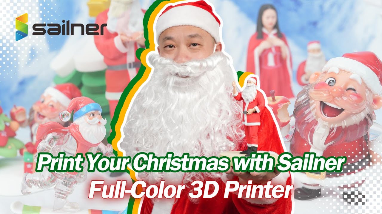 Что можно напечатать на 3D-принтере к Рождеству в 2025 году с помощью Sailner: от FDM-печати до п...