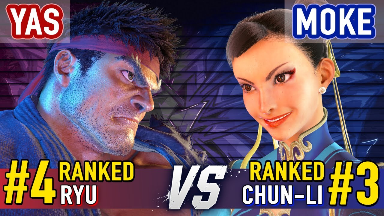 SF6 ▰ YAS (#4 Ranked Ryu) vs MOKE (#3 Ranked Chun-Li) ▰ Street Fighter 6 High Level Gameplay