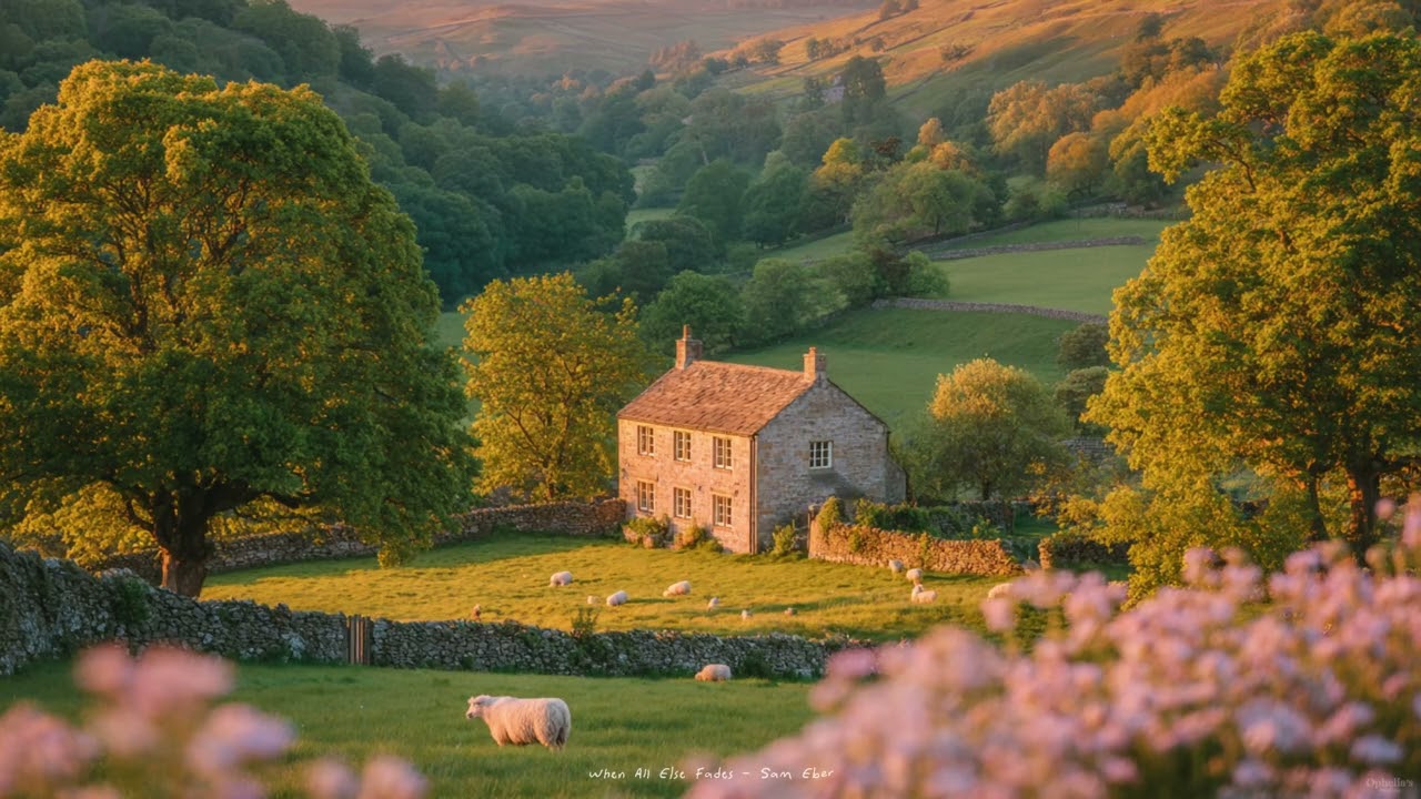 a quiet day in the english countryside (study / read / write)