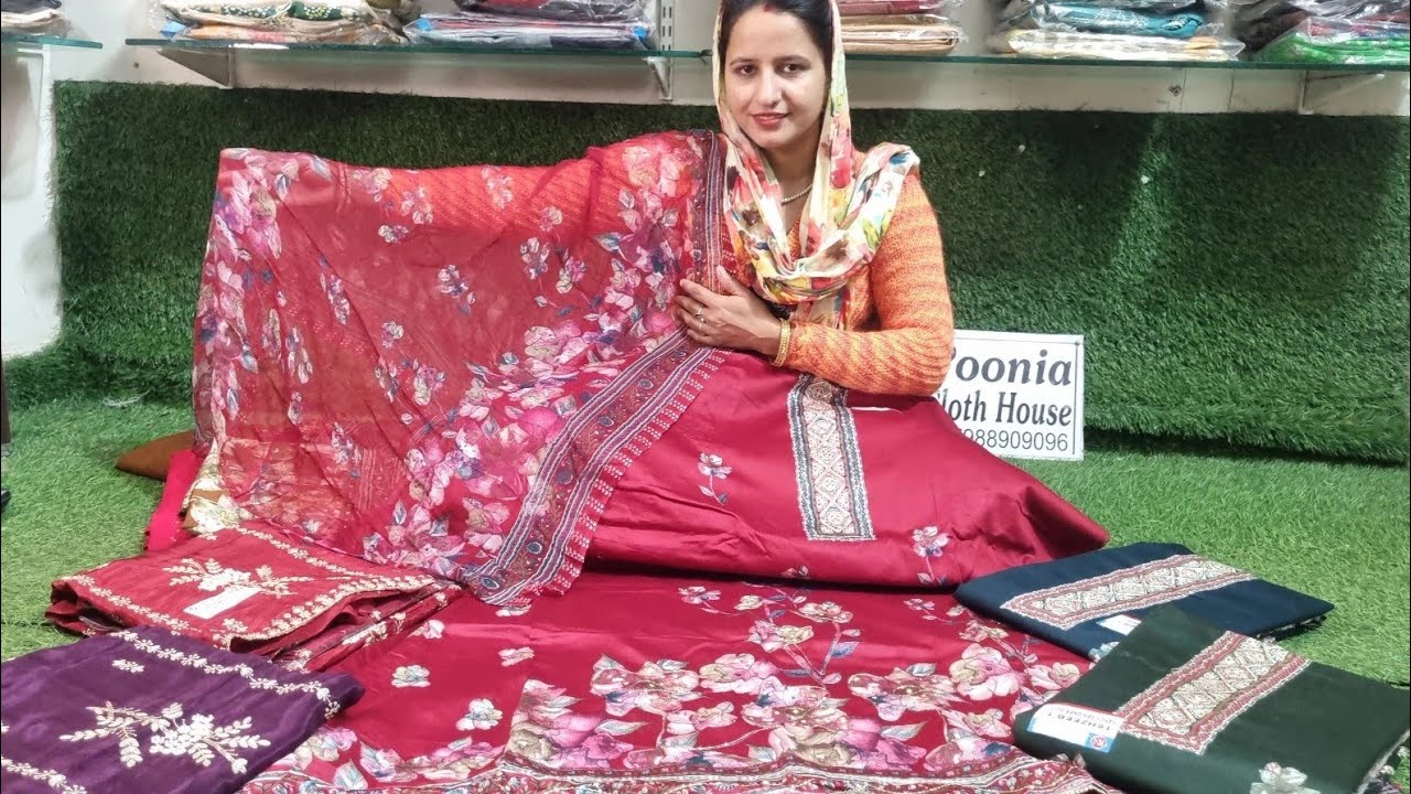 प्रिंटिड चुन्नी 👌 के साथ डेली यूज के पक्के कलर के सूट 🥳 only 890 में ☎️ 7988909096# trending#punjabi