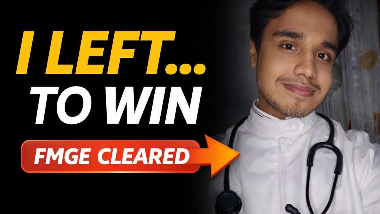 I Left to Win | FMGE 2026 Cleared 🔥