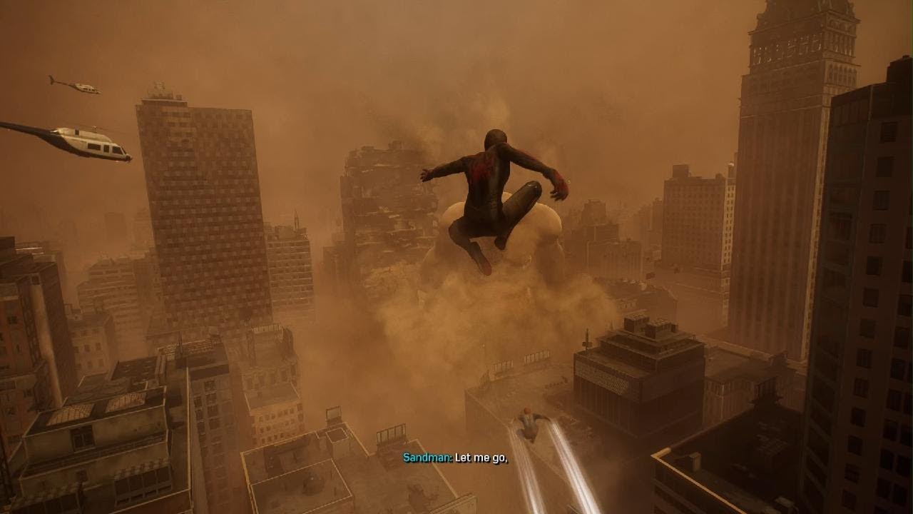 Restarting Spider-Man 2 over.Part one. But I could die.Because last time it wasn't able to die.