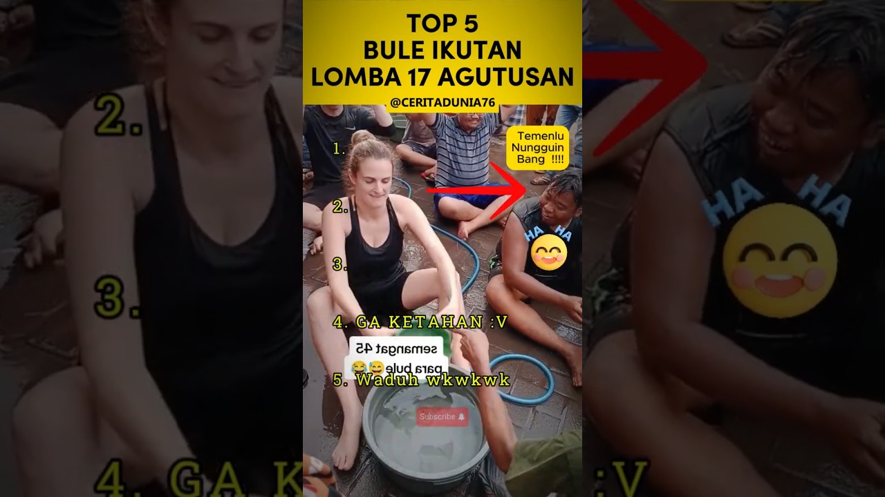TOP 5 5 Lomba 17 Agustusan Paling Kocak Ala Bareng Bule!