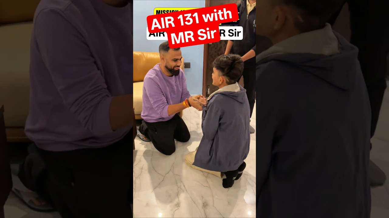 AIR 131 and NEET toppers with MR Sir 🥹 #neet