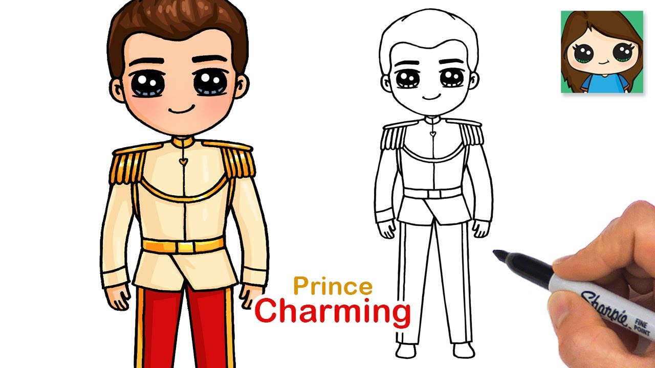 How to Draw Prince Charming ✨ Cinderella