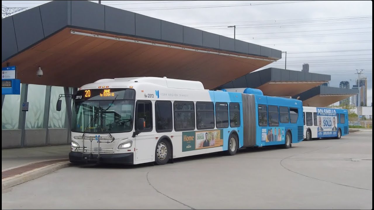 YRT 20 Jane Bus Ride #2013 from Vaughan Mills Bus Terminal to Pionner Village Stn (May 23rd, 2025)