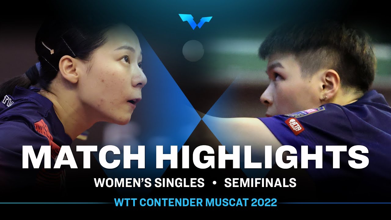 Choi Hyojoo vs Chen Szu-Yu | WS | WTT Contender Muscat 2022 (SF)