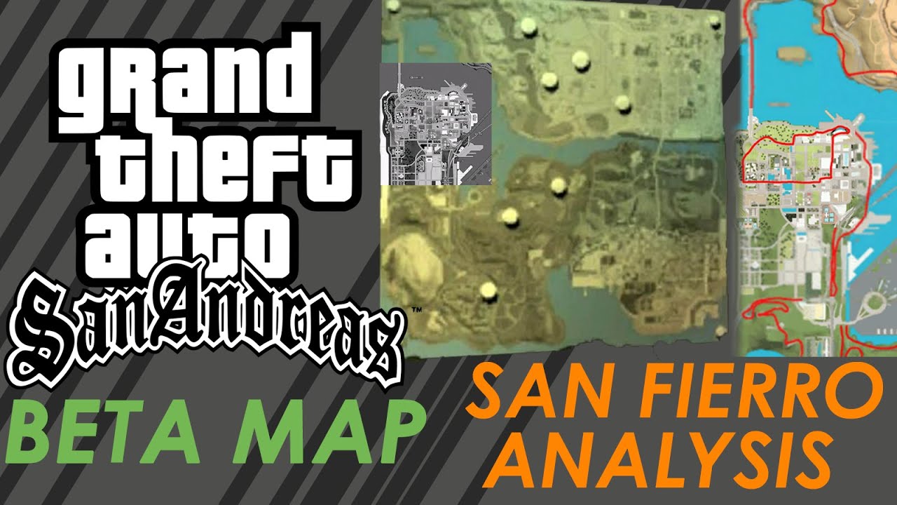 Бета-карта GTA San Andreas — анализ Сан-Фиерро