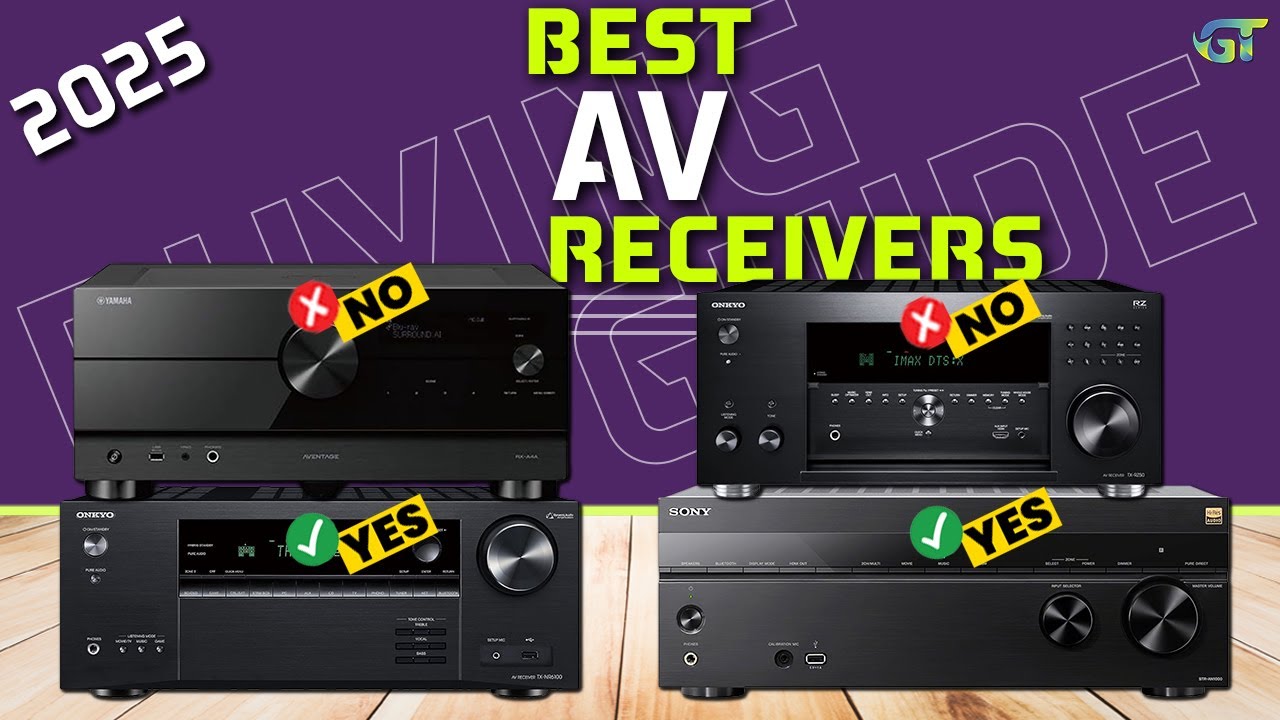 Best AV Receiver 2025 - The Only 4 You Should Consider Today! (Buyer's Guide)