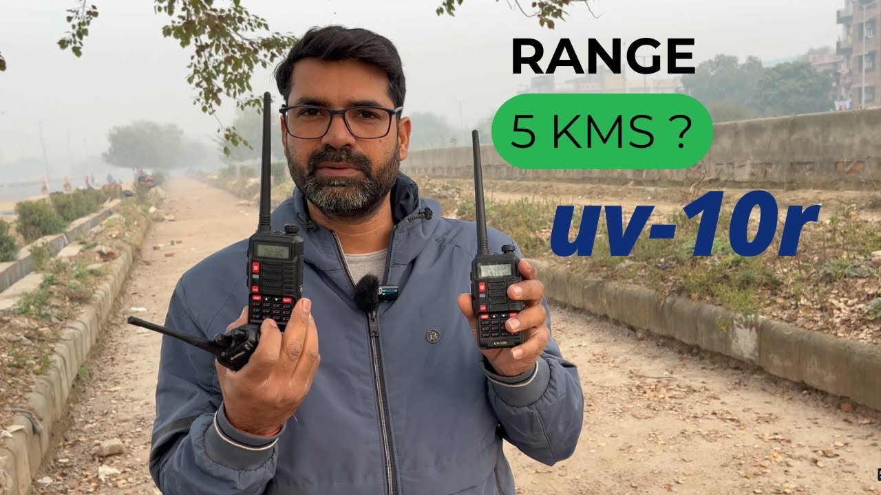 best walky talky in india range test of baofeng uv10r 10 watt walky talky||कितना कि.मी चलेगा?