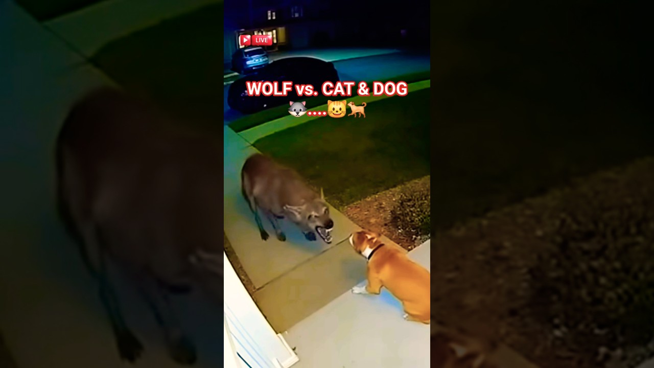 WOLF vs. CAT AND DOG 🤪