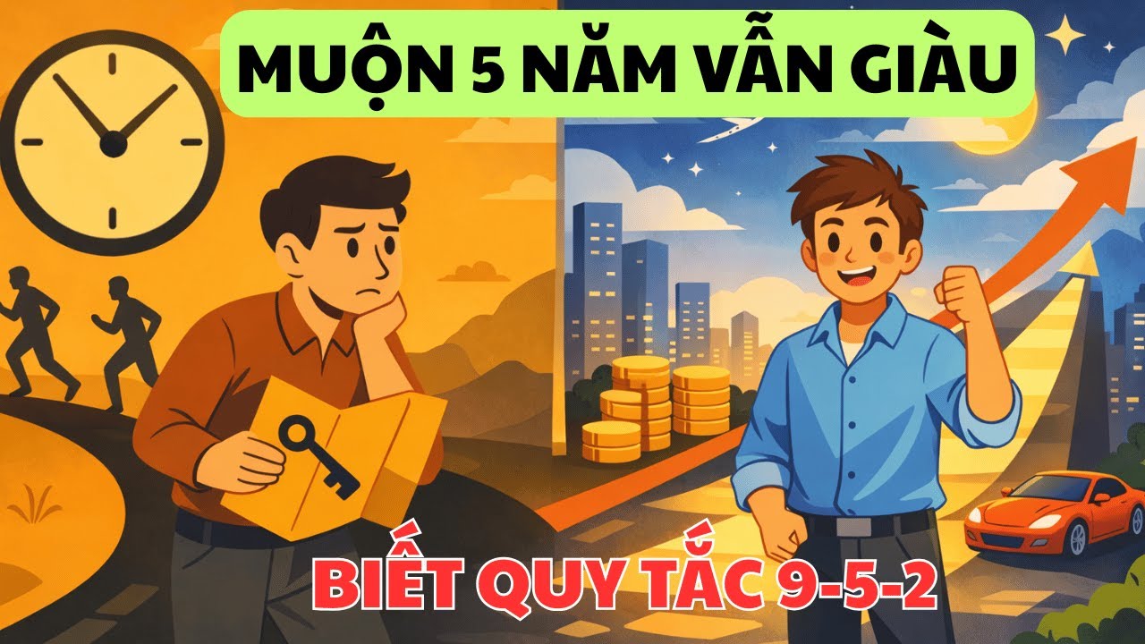 Giàu Muộn 5 Năm Không Sao – Miễn Là Bạn Biết Quy Tắc 9–5–2 Ngay Hôm Nay!