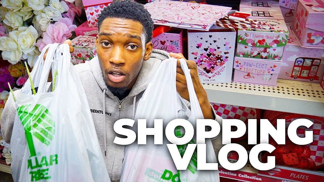 Budget Valentine Shopping For My Mom & Girlfriend Vlog | DOLLAR GENERAL RUN